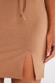 Spódnica M307 beige-1 8862  | 12819-Beige-L