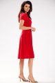 Sukienka A592 red-2 8891  | 13621-Red-L