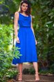 Sukienka A579 blue-2 8896  | 13638-Blue-L
