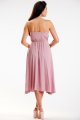 Sukienka A579 dirty pink-3 8898  | 13638-Dirty Pink-L