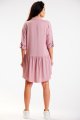 Sukienka A584 dirty pink-4 8901  | 13640-Dirty Pink-LXL