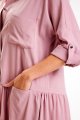 Sukienka A584 dirty pink-5 8901  | 13640-Dirty Pink-LXL