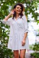 Sukienka A584 white-1 8902  | 13640-White-LXL