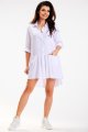 Sukienka A584 white-4 8902  | 13640-White-LXL