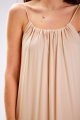 Sukienka A582 beige-7 8903  | 13735-Beige-LXL