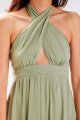 Sukienka A583 green-4 8909  | 13736-Green-L