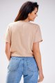 Bluzka A588 beige-5 8910  | 13737-Beige-L