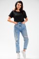 Bluzka A588 black-4 8911  | 13737-Black-L