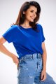 Bluzka A588 blue-2 8912  | 13737-Blue-L