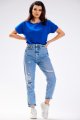Bluzka A588 blue-4 8912  | 13737-Blue-L