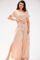 Spodnie A589 beige-1 8914  | 13738-Beige-L