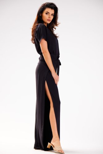 Spodnie typu greckiego Czarne AW589