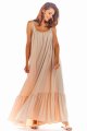 Sukienka A307 beige-6 8923  | 13916-Beige-ONE-SIZE