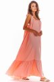 Sukienka A307 powder pink-2 8926  | 13916-Powder pink-ONE-SIZE