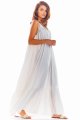 Sukienka A307 white-3 8927  | 13916-White-ONE-SIZE