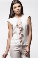 Bluzka A025 ecru-beige-4 8933  | 13956-Ecru-Beige-L