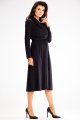 Sukienka A604 black-3 8942  | 14045-Black-L