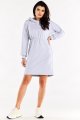 Sukienka M315 gray-2 8951  | 14280-Gray-L