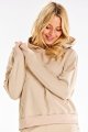 Bluza M318 beige-2 8959  | 14283-Beige-LXL