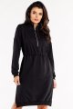 Sukienka M322 black-1 8965  | 14286-Black-L