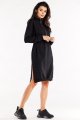Sukienka M322 black-3 8965  | 14286-Black-L