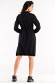 Sukienka M322 black-4 8965  | 14286-Black-L