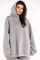 Bluza M323 gray-1 8970  | 14287-Gray-ONE-SIZE