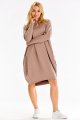 Sukienka M329 latte-4 8975  | 14293-Latte-LXL