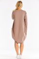 Sukienka M329 latte-5 8975  | 14293-Latte-LXL
