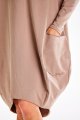Sukienka M329 latte-6 8975  | 14293-Latte-LXL