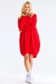 Sukienka M329 red-4 8976  | 14293-Red-LXL