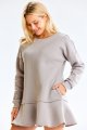Sukienka M330 gray-4 8979  | 14294-Gray-L