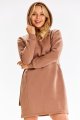 Sukienka M331 beige-2 8980  | 14295-Beige-L