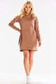 Sukienka M331 beige-5 8980  | 14295-Beige-L
