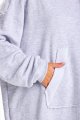 Bluza M335 gray-8 8987  | 14794-Gray-ONE-SIZE