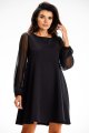 Sukienka A622 black-2 8989  | 14813-Black-L