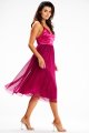 Sukienka A624 fuchsia-2 8996  | 14815-Fuchsia-L