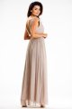 Sukienka A625 beige-4 8997  | 14816-Beige-L