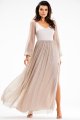 Sukienka A626 beige-2 9000  | 14817-Beige-L