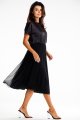 Sukienka A627 black-2 9004  | 14818-Black-L