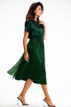 Sukienka A627 green-2 9006  | 14818-Green-L