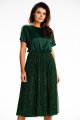 Sukienka A627 green-4 9006  | 14818-Green-L