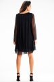 Sukienka A628 black-3 9008  | 14819-Black-LXL