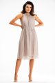 Sukienka A629 beige-2 9010  | 14820-Beige-L