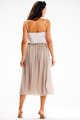 Spódnica A630 beige-4 9013  | 14821-Beige-LXL