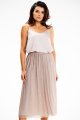 Spódnica A630 beige-5 9013  | 14821-Beige-LXL