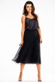 Spódnica A630 black-2 9014  | 14821-Black-LXL