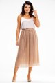 Spódnica A630 gold-1 9015  | 14821-Gold-LXL