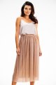 Spódnica A630 gold-3 9015  | 14821-Gold-LXL