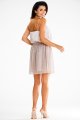 Spódnica A631 beige-4 9016  | 14822-Beige-LXL
